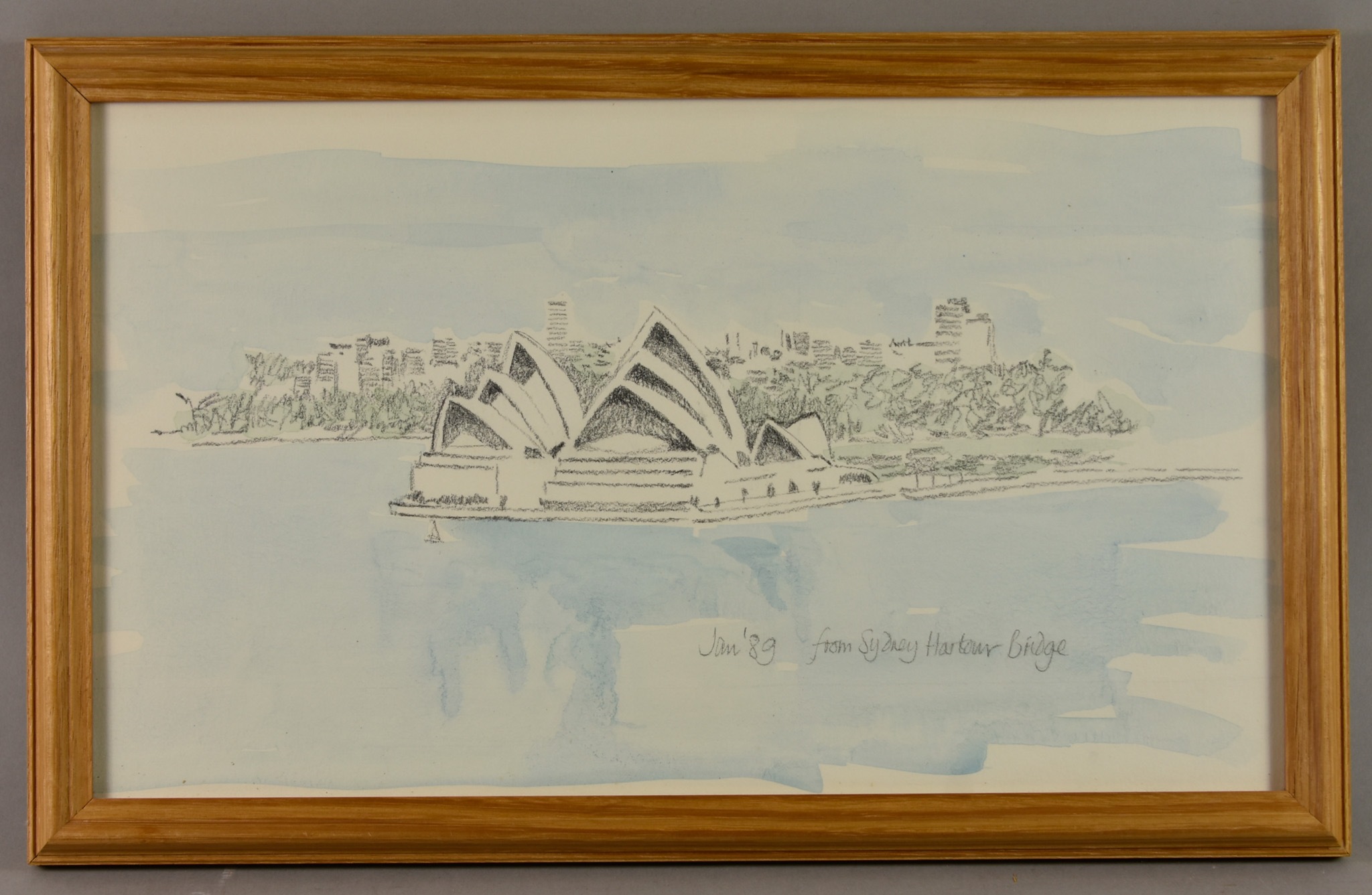 Peter Preston - Wash drawing - "End of the Pier Show", signed and dated '86, 9ins x 10.25ins, framed - Image 8 of 9