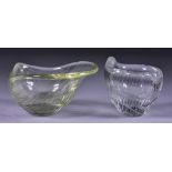 Tapio Wirkkala (1915-1985) for Iittala Glassworks Finland - small glass vase, 1955, the body