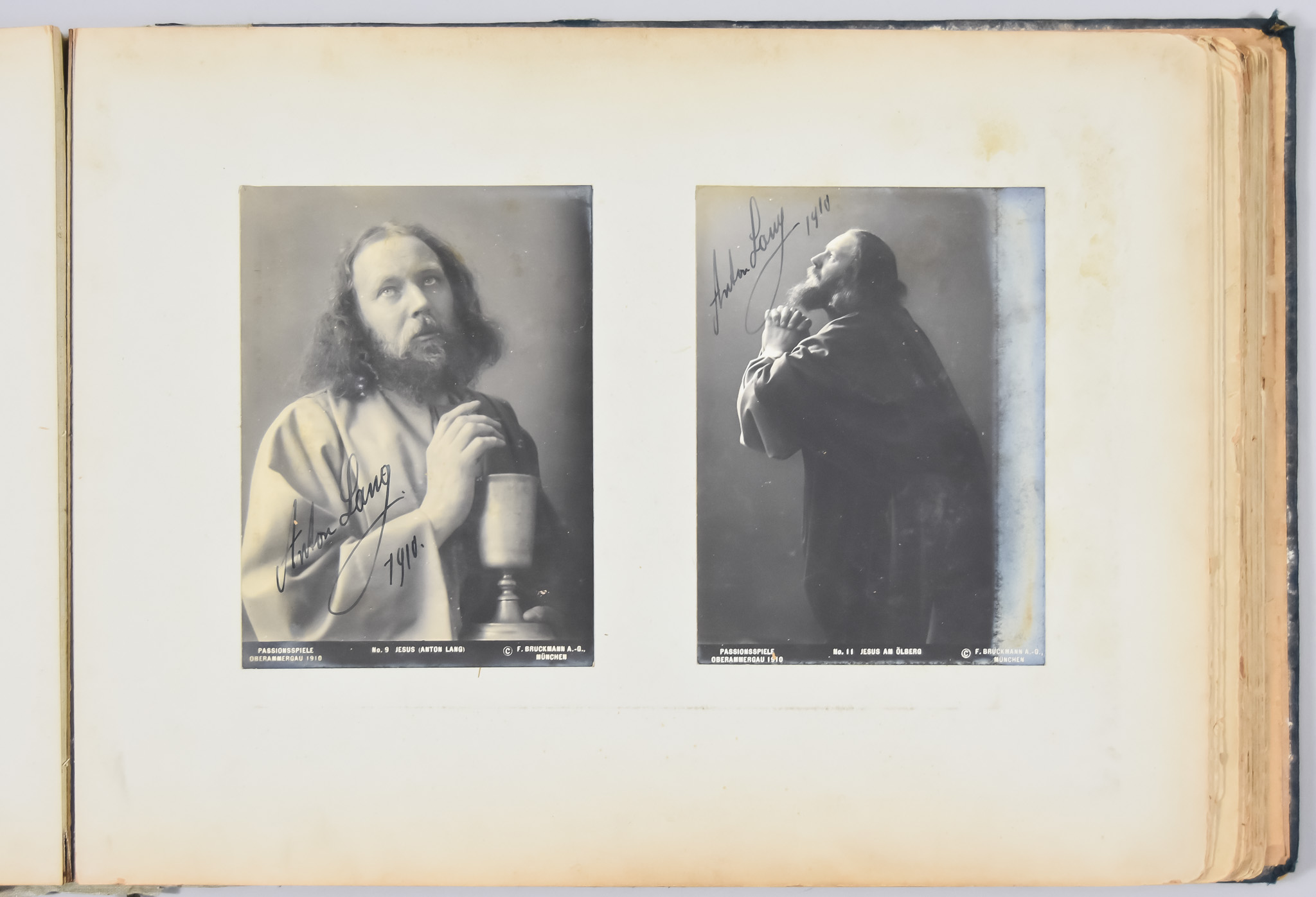 An Album of Gelatine Silver Prints by F Bruckmann, Munich, of the 1910 Oberammergau Passion Play ( - Image 3 of 3