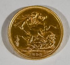 A Victoria Sovereign, 1899, fine