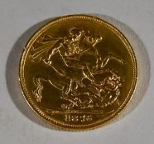 A Victoria Sovereign, 1876, fine