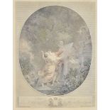 Jaques Wangner (1703-1781) - A pair of sepia engravings - "Dedie a Son Altesse Roiate Le