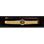 A Gentleman's Manual Wind Evening Watch, by Bueche Griod, 9ct gold case, 32mm diameter, plain