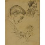 Gwen John (1876-1939) - Pencil Drawing – “A Young Man” (probably a fellow Slade student), 10ins x