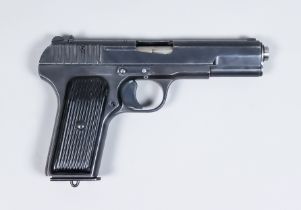 A Deactivated .22 Calibre Semi-Automatic Pistol by Sportowy, Serial no. S4952, blue steeled action