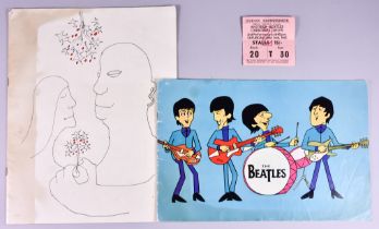 One Odeon Hammersmith Ticket to 'Another Beatles Christmas Show', dated Saturday January 16th 1965