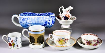 A Reference Collection of British Pottery, Porcelain and Bone China Tableware, including - blue