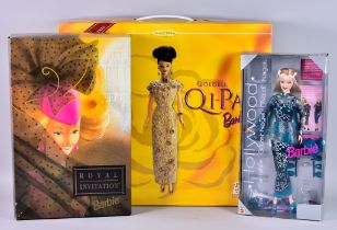 Eight Mattel Barbie Dolls, comprising - "Golden Oi-Pao, 1998, Serial No. 20649, "Royal