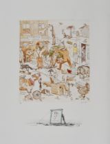 Chris Orr (Born 1943) -  Two Limited Edition Etchings - one entitled 'Pets Out of Control' 19/50 and