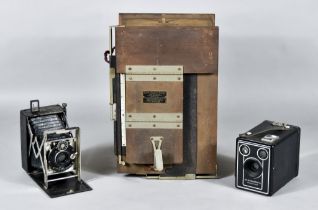 A Kodak "Six-20 Brownie D"  Camera and Case, a Kodak "Amateur Printer", 11ins x 8ins x 7.75ins high,