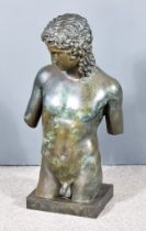 19th/20th Century Continental School - Bronze figure - "Eros of Centocelle", 36.5ins high Note: