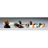 Four Beswick models of Ducks Approved by Peter Scott, including - "Pochard", No.1520-1 and six