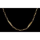 A 9ct Gold Longuard Chain, 1440mm in length, gross weight 38.8g