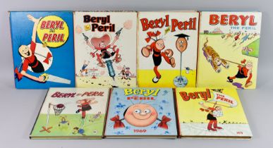 Beryl the Peril Annuals, comprising - 1956, 1961, 1963, 1965, 1967, 1969, 1971, 1973, 1975, 1977,