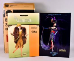 Two Mattel Dance Porcelain Barbie Dolls, designed by Bob Mackie, "The Charlestone", 2000, Serial No.