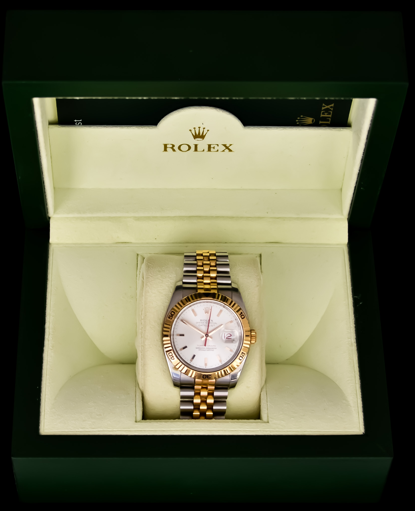 A Gentleman's Oyster Perpetual Datejust Wristwatch, by Rolex, Model Turn-o-graph, Certificate No.