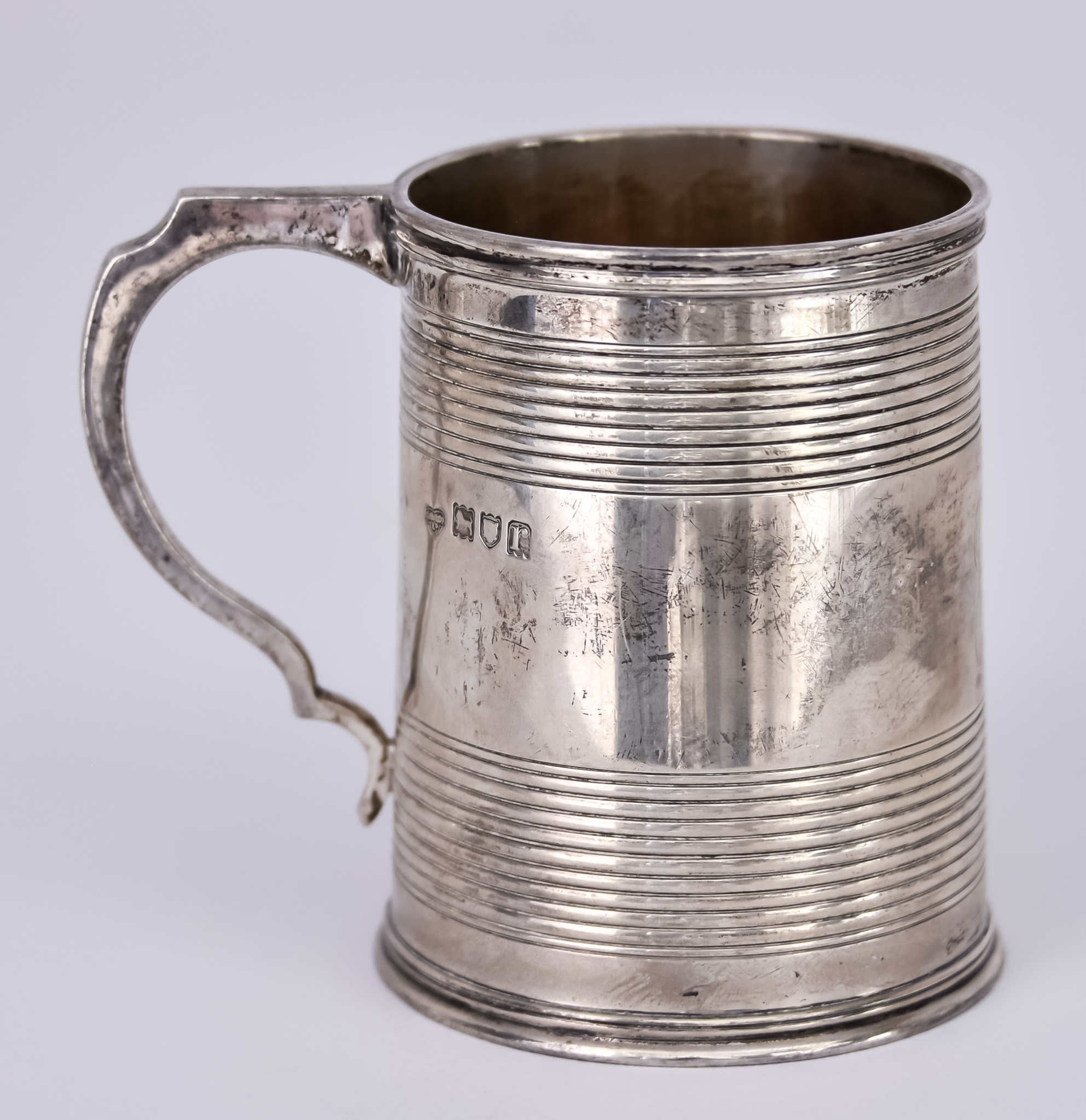 A George V Silver Christening Mug, by The Goldsmith's & Silversmith's Co. Ltd. London 1912, with
