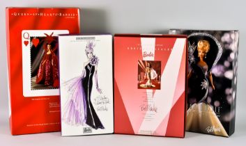 Five Mattel Barbie Dolls, designed by Bob Mackie, comprising - "Queen of Hearts", 1994, Serial No.