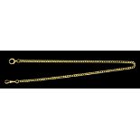 An 18ct Gold Albert Chain, 430mm in length, gross weight 24g The dog clip is marked 18ct. The