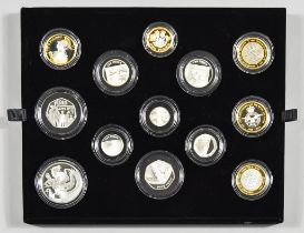 An Elizabeth II Silver Proof Coin Set, 37/1000 2018, in Royal Mint presentation case with