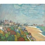 ***Alfred Cohen (1920-2001) - Oil Painting - "Folkestone", signed, dated 1986 to verso, canvas 25ins
