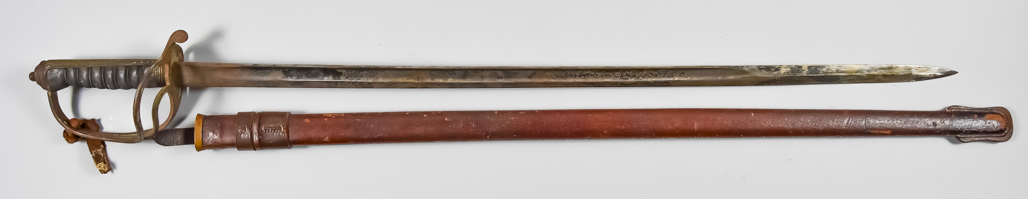 An Officer's Sword, Royal Artillery, by Henry Wilkinson of London, serial no. 56640, 34ins bright