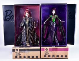 Two Mattel Barbie Dolls, gold label collection, "Queen of the Constellations, Serial No. X8264,