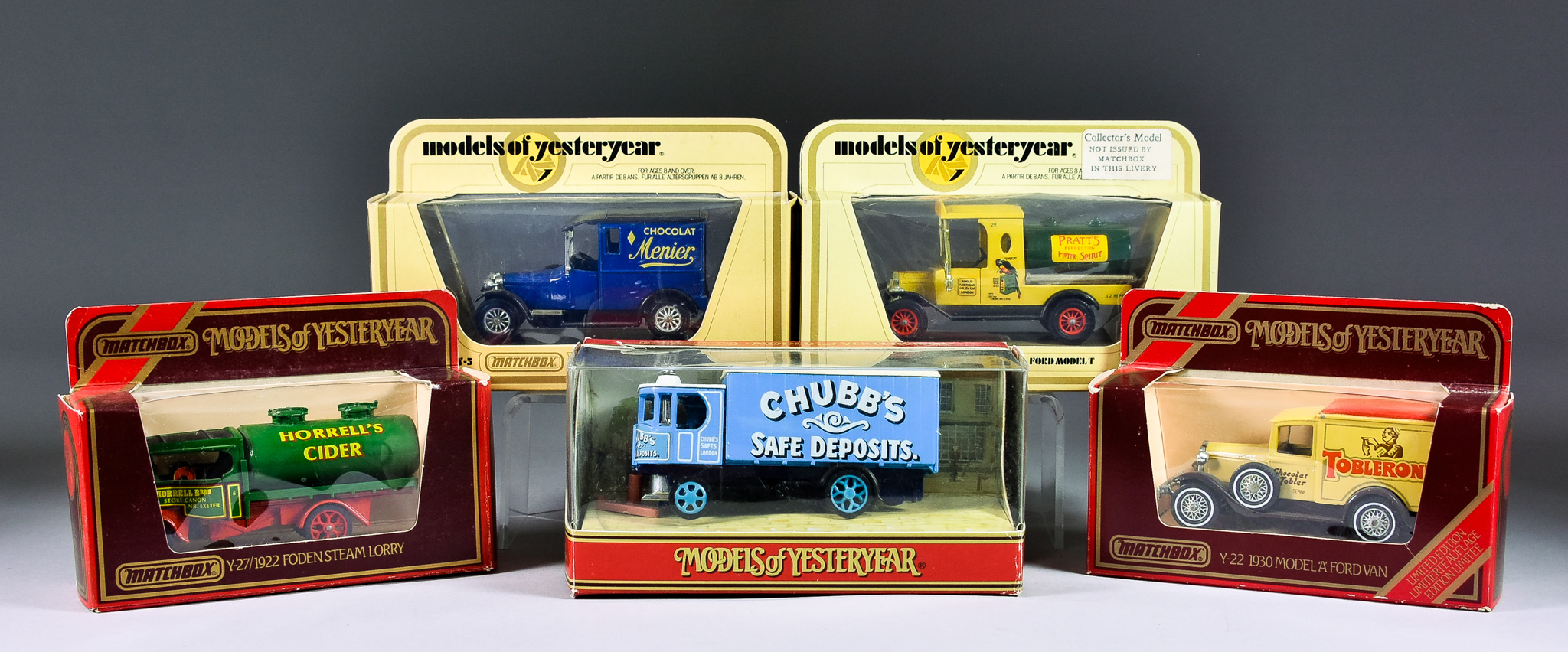 A Large Collection of Matchbox Models of Yesteryear including - 1929 Garrett Steam Wagon (Y-37B),
