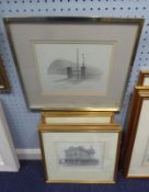 GELDART SIX LIMITED EIDTION PRINTS OF PENCIL DRAWINGS Manchester buildings 9” x 11 ½” (22.9cm x 29.