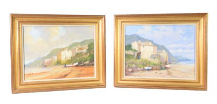 JACK R MOULD (1925-1998) OIL PAINTINGS ON CANVAS, A PAIR Both titled verso 'Coverack' Each signed