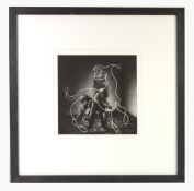 MYCHAEL BARRETT (1961) ARTIST SIGNED LIMITED EDITION ETCHING ‘Picasso’s Dog II’ (22/100) 8 ½” x 8 ½”