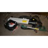 MACALLISTER ELECTRIC GARDEN VACUUM/ BLOWER, 2800, ELECTRIC CAR POLISHER, AND AN ELECTRIC WEED BURNER