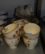 ALFRED MEAKIN 'ROYAL MARIGOLD' PATTERN 21 PIECE SEMI-PORCELAIN TEA SERVICE (21)