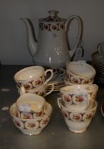 SPRINGFIELD 16 PIECE BONE CHINA COFFEE SERVICE including COFFEE POT (16)