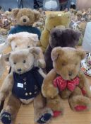 COLLECTION OF HARRODS TEDDY BEARS; YEARS; 1989, '90, '91, '92, '93, '94, '95 - 2 MILLENNIUM BEARS