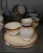 ROYAL GRAFTON 'MAJESTIC' PATTERN BONE CHINA 19 PIECE TEA SERVICE (19)