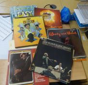 QUANTITY OF VINYL RECORDS TO INCLUDE; MIXED GENRE, BOB MARLEY, SANTANA, ERIC CLAPTON, STONE OF THE