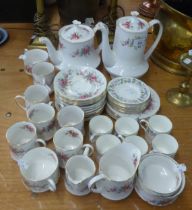 AYNSLEY AND ROYAL STANDARD WHITE AND FLORAL CHINA TEA AND COFFEE SERVICES