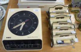 AN INTEL VINTAGE QUARTZ ELECTRONIC CLOCK RADIO AND SIX BOXED DAYS GONE VEHICLES (7)