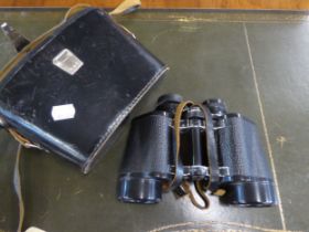 A PAIR OF RUSSIAN 12 x 40 MAGNIFICATION BINOCULARS, IN CASE