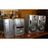 PIONEER STEREO HIFI SYSTEM IN FOUR PARTS, VIZ POWER AMPLIFIER, STEREO, CD TUNER, AND A PAIR OF