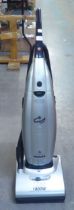 HOOVER UPRIGHT VACUUM CLEANER, WITH SILVER COLOURED CASE