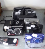 CAMERA'S TO INCLUDE; A NIKON COOLPIX S6300, A SAMSUNG PL100, A PENTAX OPTIO 33L CAMERA, 3 ROLL