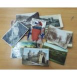 A COLLECTION OF VINTAGE POSTCARDS INCLUDING; SOME SILVER NITRATE EXAMPLES