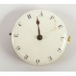 B. FURNIVAL, OLDHAM, No 3248 ANTIQUE VERG POCKET WATCH MOVEMENT ONLY, with white enamelled arabic