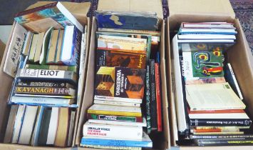 A QUANTITY OF MIXED GENRE BOOKS, FICTION, PLAYS, TOGETHER WITH A LARGE SELECTION OF NON FICTION,