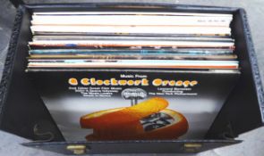 A SMALL SELECTION OF LPs TO INCLUDE; 'A CLOCKWORK ORANGE' , 'BIG WESTERN MOVIE THEMES', 'BEST OF