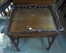 A CHINESE STYLE TRAY-TOP TABLE