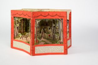 FOLDING BOOKS LTD, A Peepshow Book 'LITTLE RED RIDING HOOD', illustrated by PATRICIA TURNER, (C/