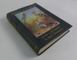 Bannerman - Birds of Cyprus, pub Oliver & Boyd, first ed 1958, with dj, priced 63s net. This copy
